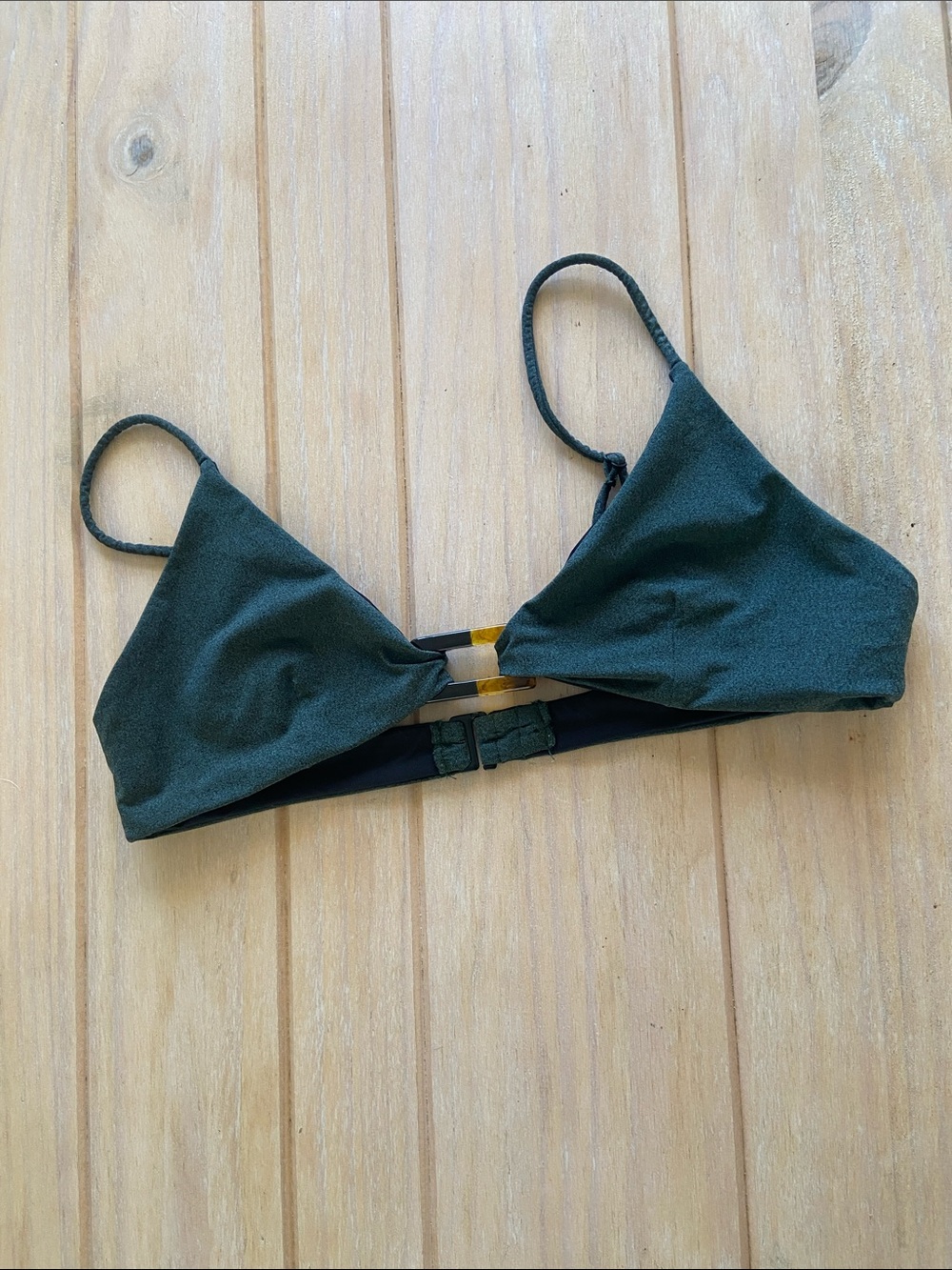 Tavik Triangle Bikini Top in emerald